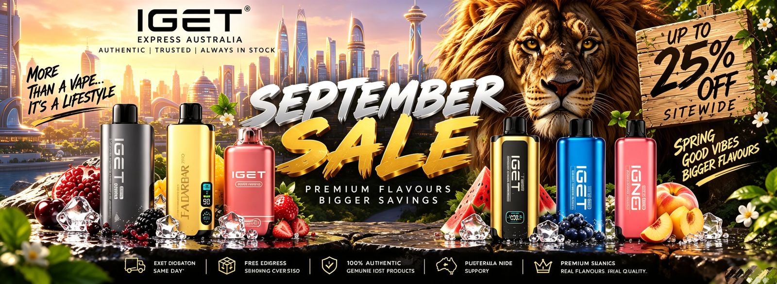 September Sale - Premium IGET Vapes